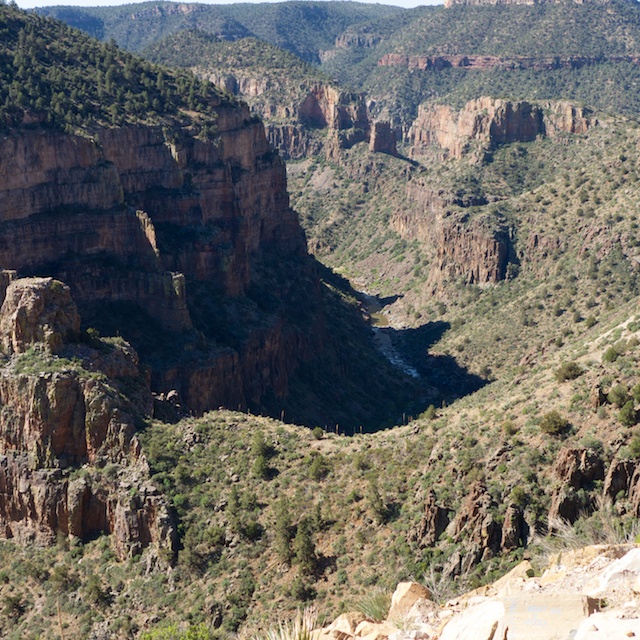 Canyon view from hwy 60