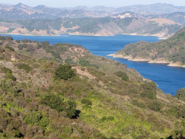 Hwy CA150 - view of lake casitas